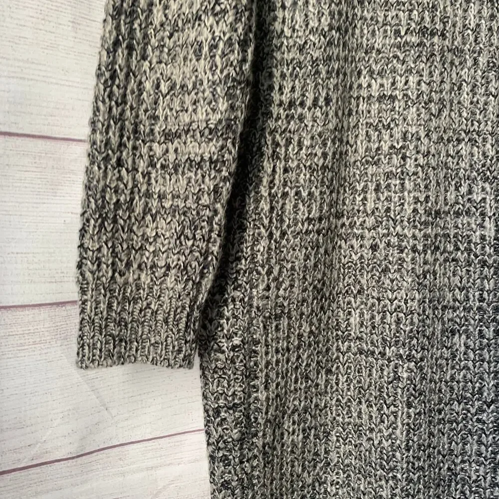 Ashley by 26 International Long Knit Sweater Open Front Pockets Size Medium